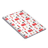 England Symbols Patroon Notitieboek (Rechterzijde)