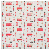 England Symbols Patroon Stof (Swatch)