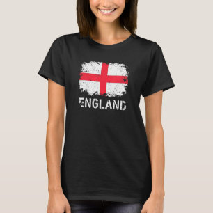 England T-shirt British Flag Souvenir Costume Love
