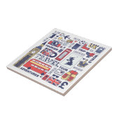 England Travel Doodles Tegeltje (Zijkant)