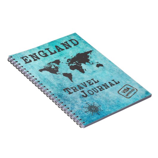 England Travel Journal Vacking Trip Planner Notitieboek (Rechterzijde)