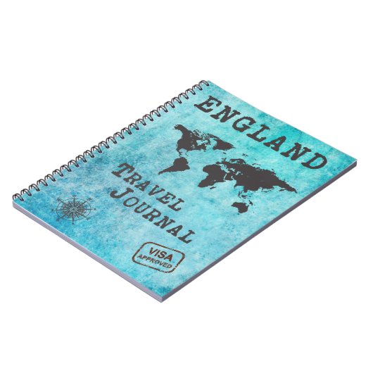 England Travel Journal Vacking Trip Planner Notitieboek (Linkerzijde)