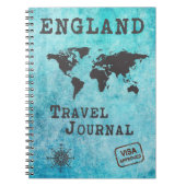 England Travel Journal Vacking Trip Planner Notitieboek (Voorkant)