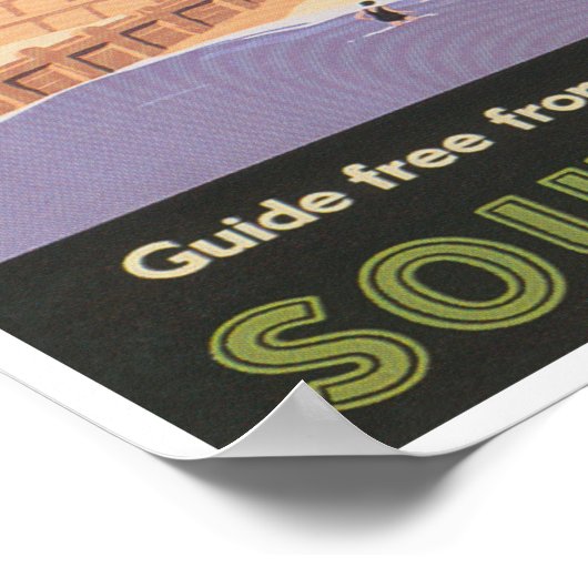 England Travel Print, Folkestone England Poster (Hoek)