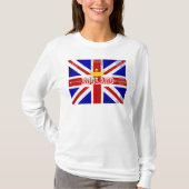 England Union Jack British Thish Distress T-shirt (Voorkant)