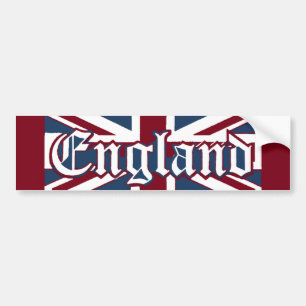 England-Union Jack Flag Bumpersticker