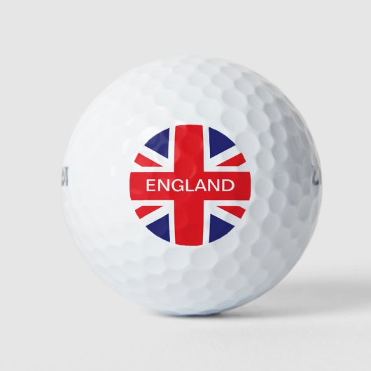 England Union Jack Flag Golfballen (Voorkant)