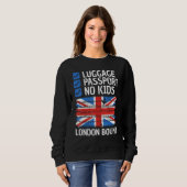 England United Kingdom UK Travel Vacation Outfit T Trui (Voorkant volledig)