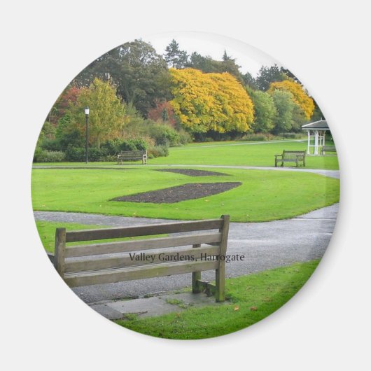 ENGLAND: Valley Gardens Park, Harrogate Magneet (Voorkant)