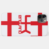 ENGLAND VER UK FLAG TEXT BY MASANSER PIXELAT Case-Mate iPhone CASE (Achterkant (horizontaal))