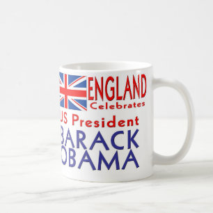 ENGLAND viert het Amerikaanse President Obama Souv Koffiemok