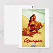 England Vintage Poster herstelde Briefkaart (Voorkant / Achterkant)