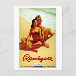 England Vintage Poster herstelde Briefkaart