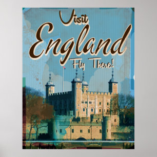 England Vintage-poster Poster