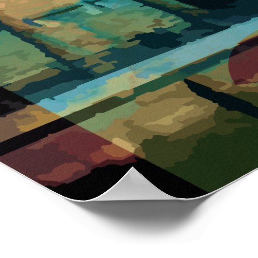 England Vintage-poster Poster (Hoek)