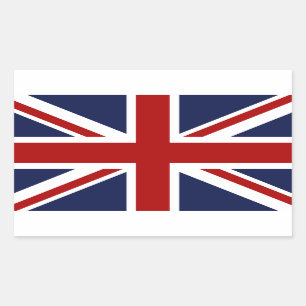 England vlag 3 rechthoekige sticker