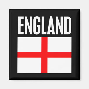 England vlag Black Magneet