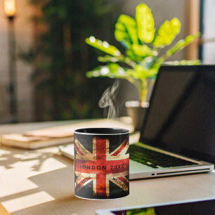 England vlag Londen reisvakantie 4 namen Mok