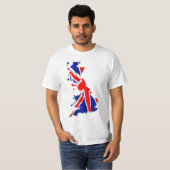 England vlag Map 2Side T-shirt (Voorkant volledig)