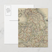 England & Wales Briefkaart (Voorkant / Achterkant)