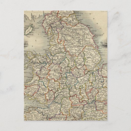 England & Wales Briefkaart (Voorkant)