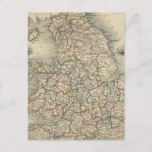 England & Wales Briefkaart