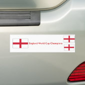 England World Cup Champions Bumpersticker (Op auto)