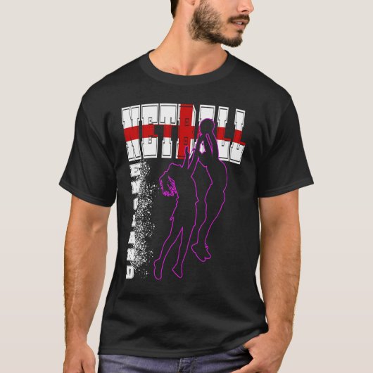 England World Team Netball T-shirt (Voorkant)