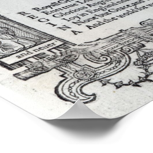 England's Joy van Richard Vennar, c.1602 Poster (Hoek)