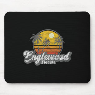 Englewood Florida Vintage 70's Vissen Haai Palm Muismat