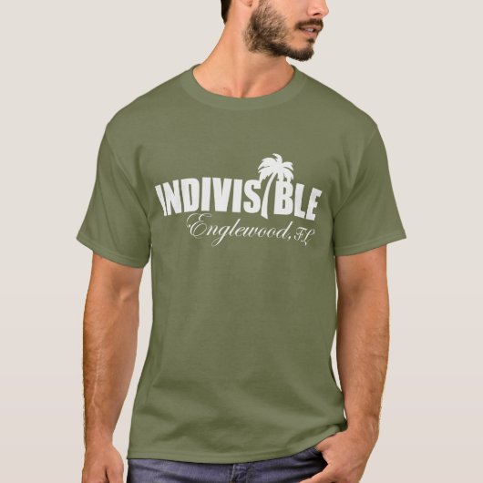 ENGLEWOOD Indivisible mannen t-shirt met logo (Voorkant)