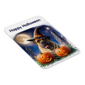 Englische Dogge Mastiff Halloween Magneet (Rechterzijde)