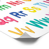 English Alphabet For Kids Poster (Hoek)