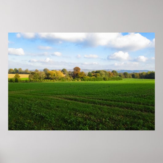 English Autumn Countryside - Personalised Poster (Voorkant)