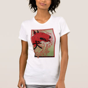 English Bull Terrier Asian Geïnspireerde illustrat T-shirt