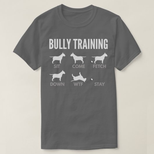 English Bull Terrier Bully Training  T-shirt (Design voorkant)
