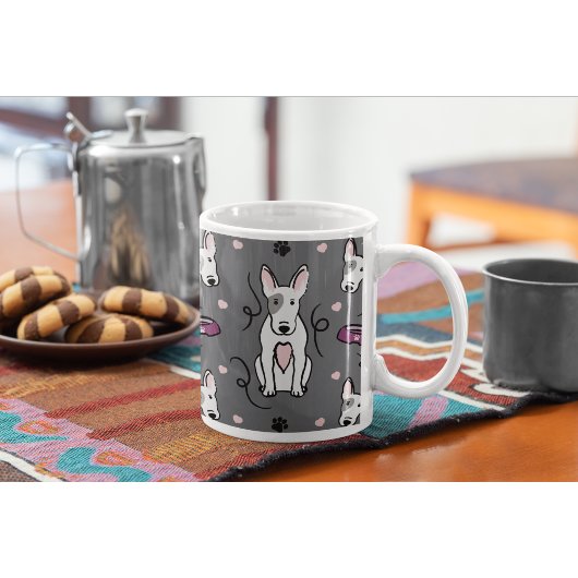 English Bull Terrier Coffee Mug | Cute Dog Lover  Koffiemok