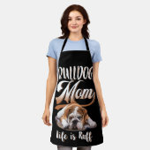 English Bulldog Apparel Bulldog Mam Life is ruff Schort (Gedragen)