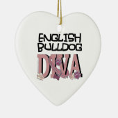 English Bulldog DIVA Keramisch Ornament (Rechts)