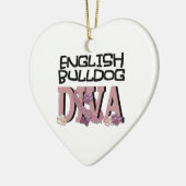 English Bulldog DIVA Keramisch Ornament (Links)