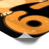 English Bulldog Dog 67 Meme Six Seven Funny Dabbin Poster (Hoek)