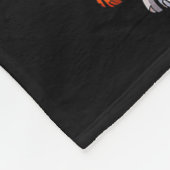 English Bulldog Dog Christmas Lights Santa Hat Xma Fleece Deken (Hoek)