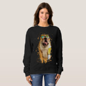 English Bulldog  Dog Illustration Owner Trui (Voorkant volledig)