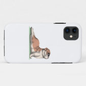English Bulldog Dog Yoga Case-Mate iPhone Case (Achterkant (horizontaal))