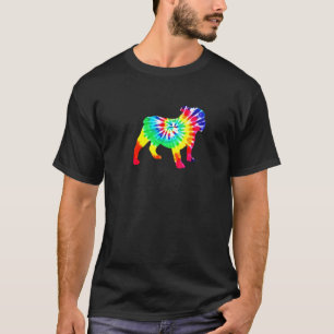 English Bulldog Dye Dog mama T-shirt