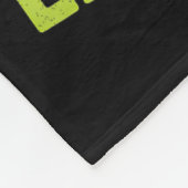 English Bulldog Exercise, Extra Fries Funny  Fleece Deken (Hoek)