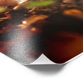 English Bulldog Forest Foto Foto Afdruk (Hoek)