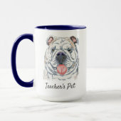 English Bulldog Funny Original Illustration Mok (Links)