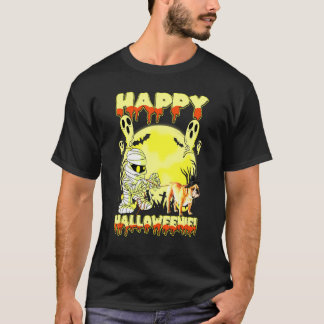 English Bulldog Happy Halloween Dog T-shirt