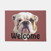 English Bulldog Head Deurmat (Voorkant)